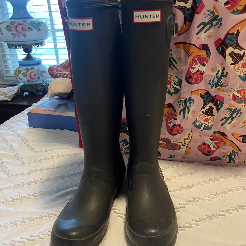 Hunter Brown Women's Winter & Rain Boots